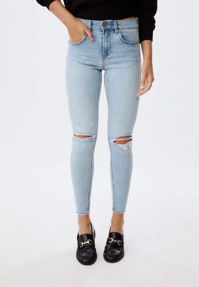 1420 Jeans skinny a vita bassa