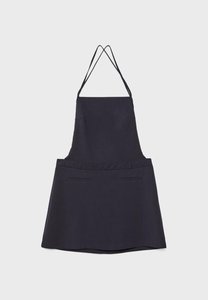 Abito corto a salopette Abito corto a salopette