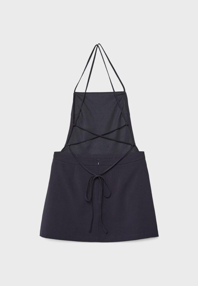 Abito corto a salopette Abito corto a salopette