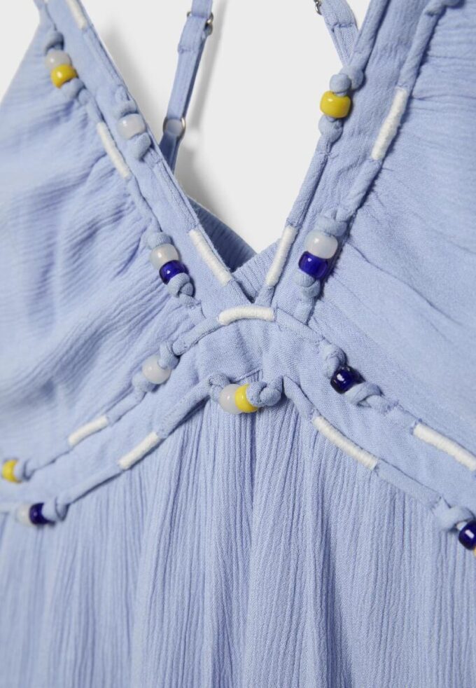 Abito corto con perline