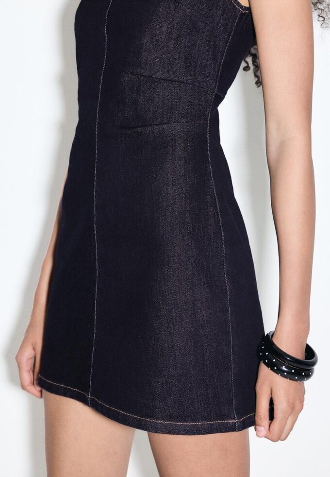 Abito corto in denim Abito corto in denim