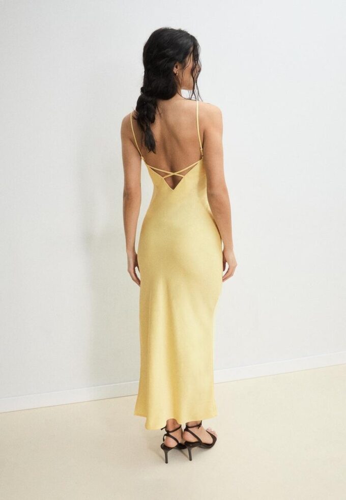 Abito midi in raso Abito midi in raso