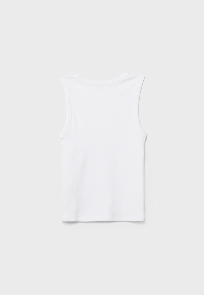 B04 Top aderente basic senza maniche