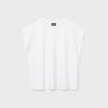 B06 T-shirt basic con spalle scese