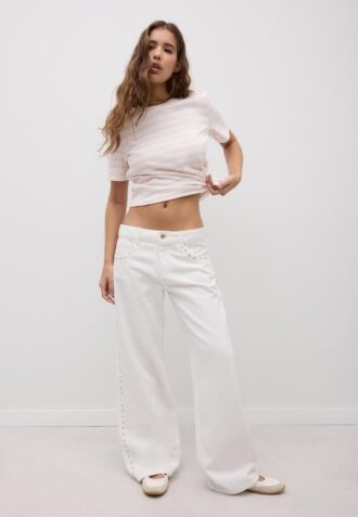 Basic Heavy Weight Striped Regular Fit T-shirt