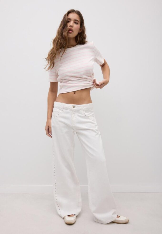 Basic Heavy Weight Striped Regular Fit T-shirt Basic Heavy Weight Striped Regular Fit T-shirt