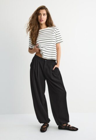 Basic Heavy Weight Striped Regular Fit T-shirt