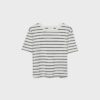 Basic Heavy Weight Striped Regular Fit T-shirt Basic Heavy Weight Striped Regular Fit T-shirt