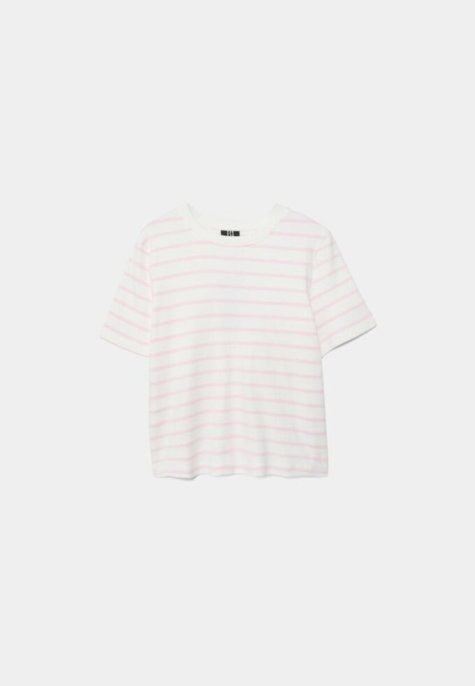 Basic Heavy Weight Striped Regular Fit T-shirt Basic Heavy Weight Striped Regular Fit T-shirt