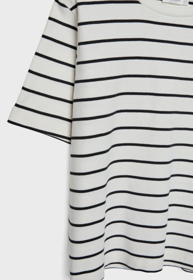 Basic Heavy Weight Striped Regular Fit T-shirt Basic Heavy Weight Striped Regular Fit T-shirt