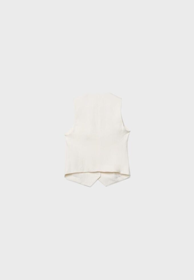 Basic Linen Blend Waistcoat Basic Linen Blend Waistcoat