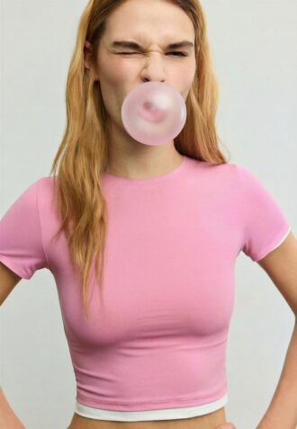 Basic poliammide T-shirt