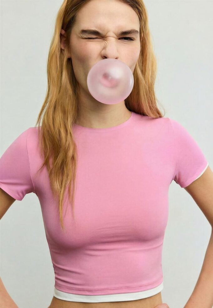 Basic poliammide T-shirt