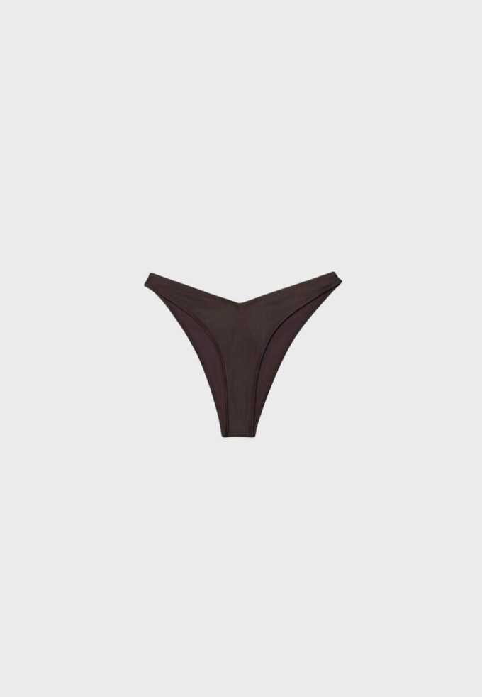 Basic Slip bikini brasiliano in raso