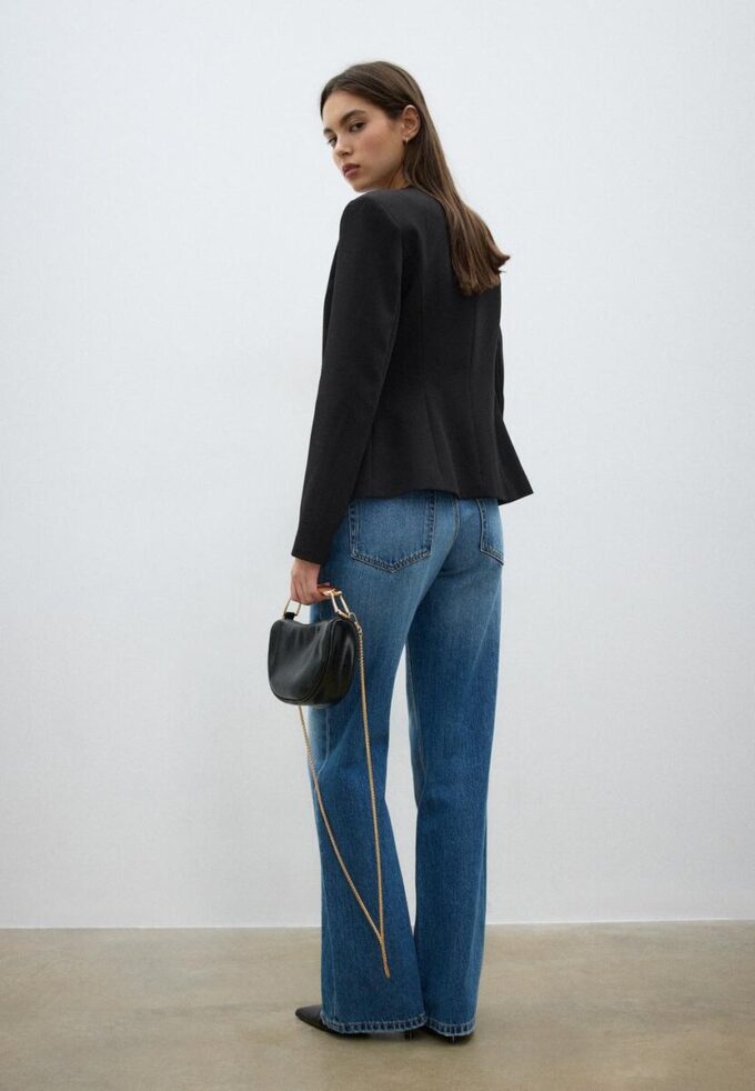 Blazer senza colletto Blazer senza colletto