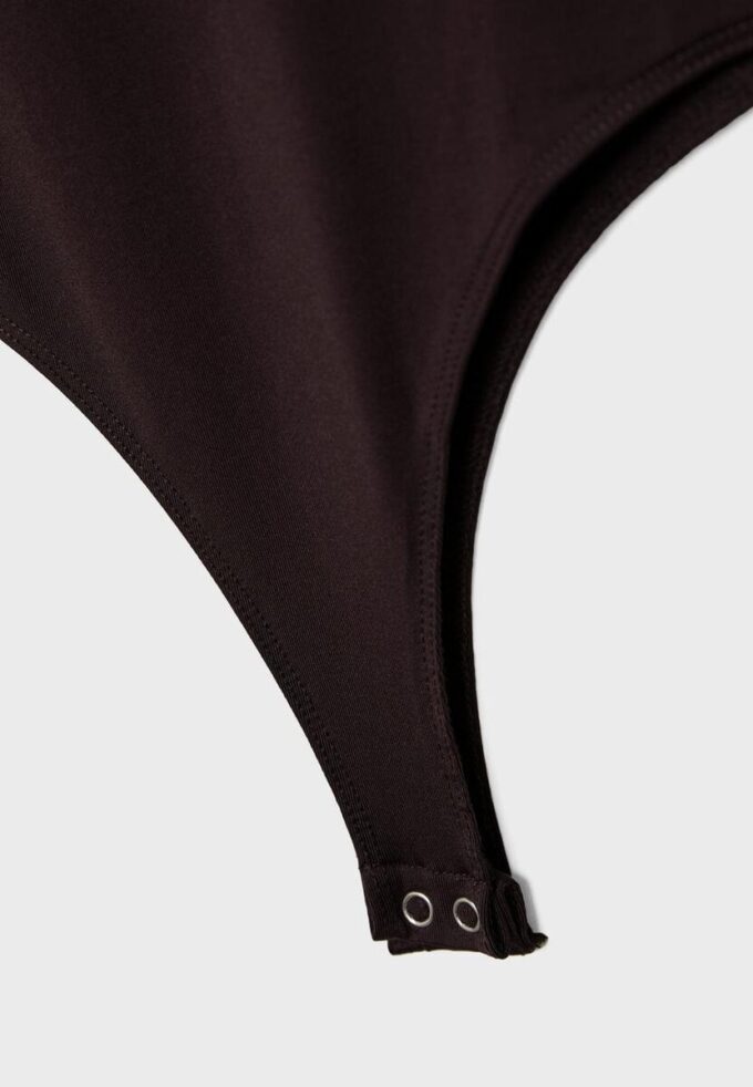 Body a maniche lunghe in poliammide Body a maniche lunghe in poliammide