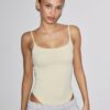 Body con dettagli in pizzo biondo Body con dettagli in pizzo biondo