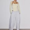 Body con dettagli in pizzo biondo Body con dettagli in pizzo biondo