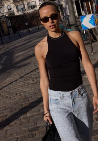 Body con scollo all’americana