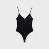 Body con spalline e scollo a V Body con spalline e scollo a V
