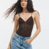 Body in pizzo con spalline Body in pizzo con spalline