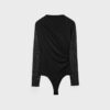 Body in tulle arricciato Body in tulle arricciato