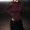 Body in tulle arricciato Body in tulle arricciato