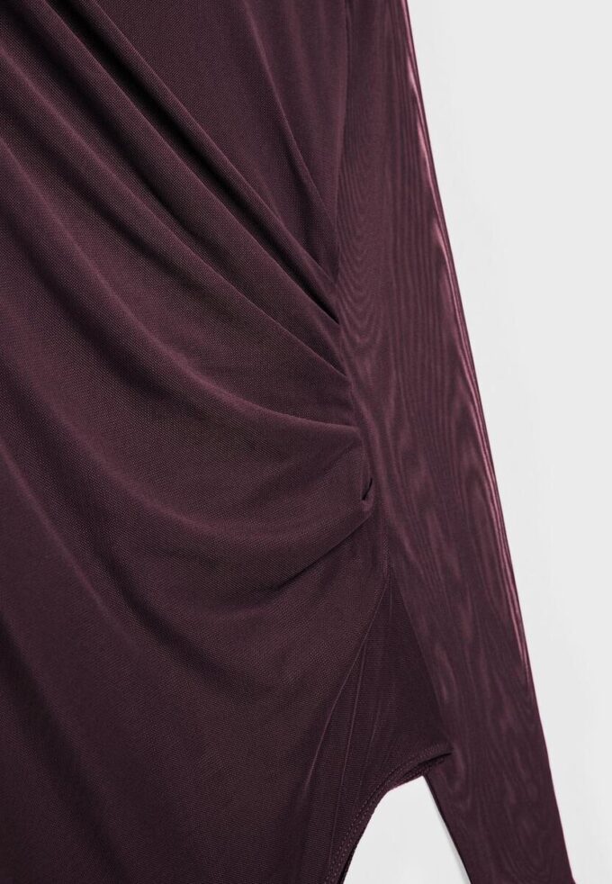 Body in tulle arricciato Body in tulle arricciato