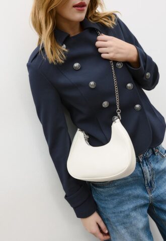 Borsa a tracolla a mezzaluna