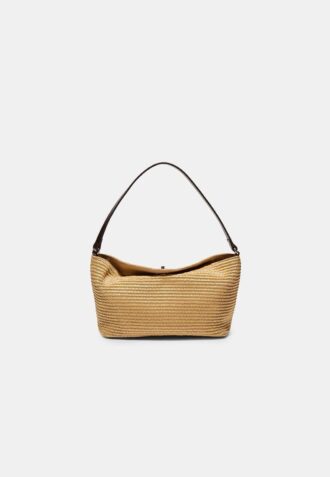 Borsa a tracolla all’uncinetto con chiusura in metallo