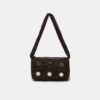 Borsa a tracolla all’uncinetto con specchietti Borsa a tracolla all’uncinetto con specchietti