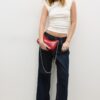 Borsa a tracolla con catena lunga Borsa a tracolla con catena lunga