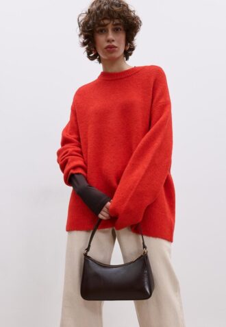 Borsa a tracolla con catena lunga