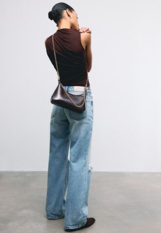 Borsa a tracolla con catene