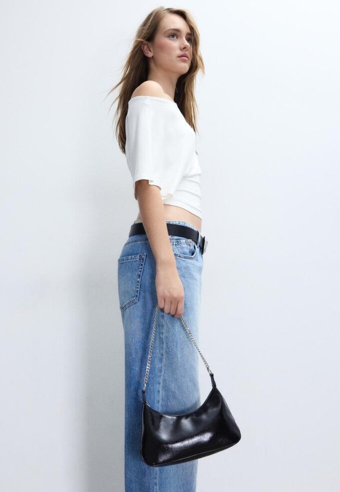 Borsa a tracolla con catene