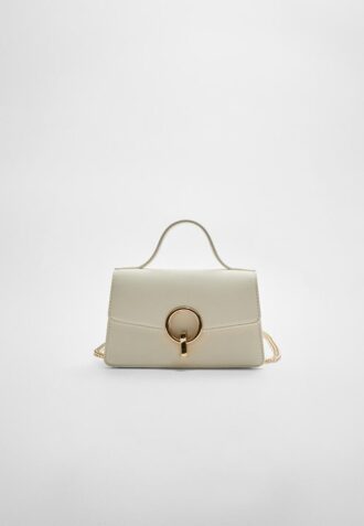 Borsa a tracolla con chiusura rotonda