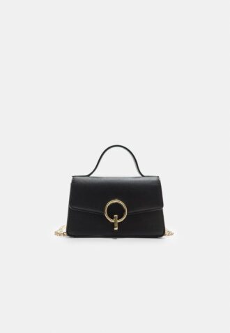 Borsa a tracolla con chiusura rotonda