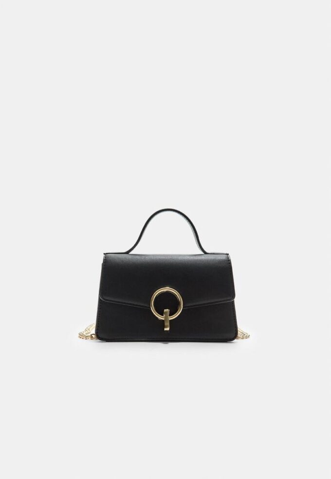 Borsa a tracolla con chiusura rotonda