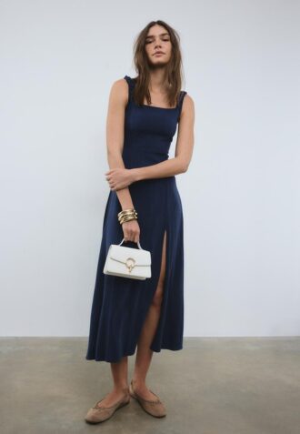 Borsa a tracolla con chiusura rotonda