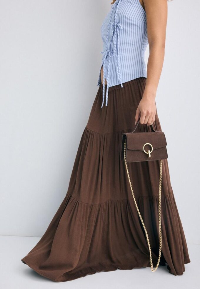 Borsa a tracolla con chiusura rotonda