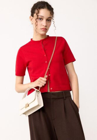 Borsa a tracolla con doppio manico