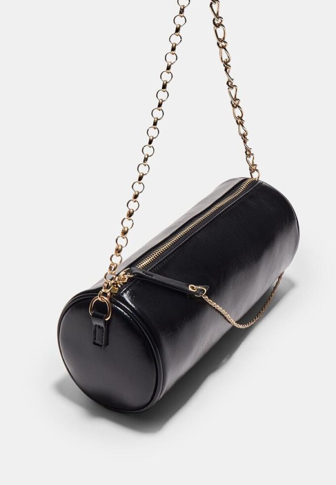 Borsa a tracolla con manico a catena