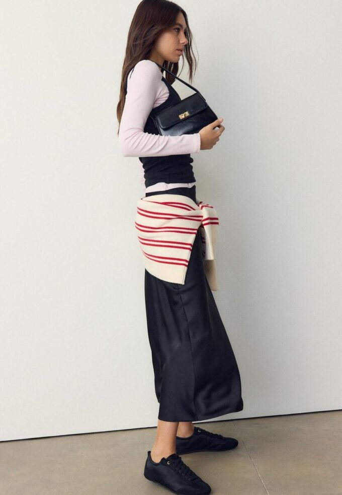 Borsa a tracolla con patta