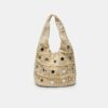 Borsa a tracolla grande con dettagli a specchio Borsa a tracolla grande con dettagli a specchio