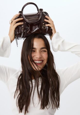 Borsa a tracolla in ecopelle