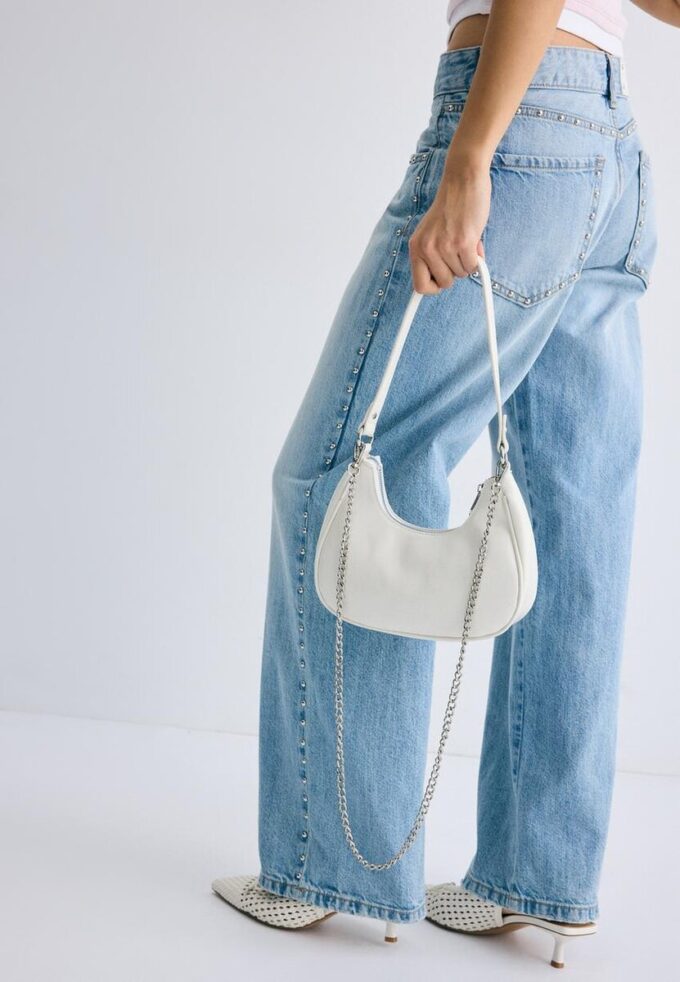 Borsa a tracolla Moon con catena