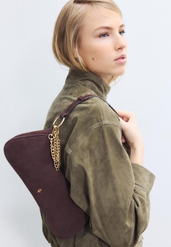 Borsa a tracolla Moon in 100% pelle