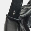Borsa a tracolla plissettata luccicante