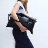 Borsa a tracolla Soft Touch con cerniere