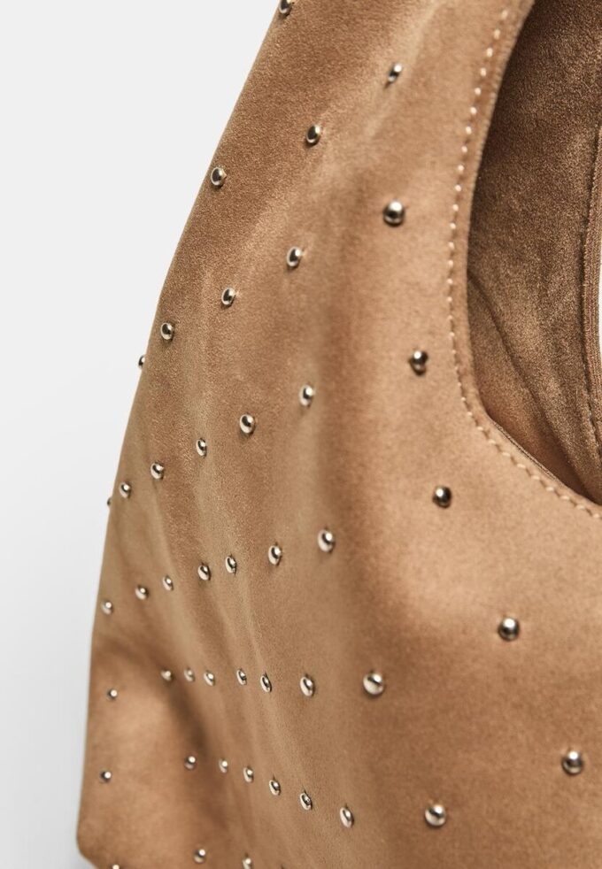 Borsa a tracolla Soft Touch con strass